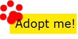 adoption sign